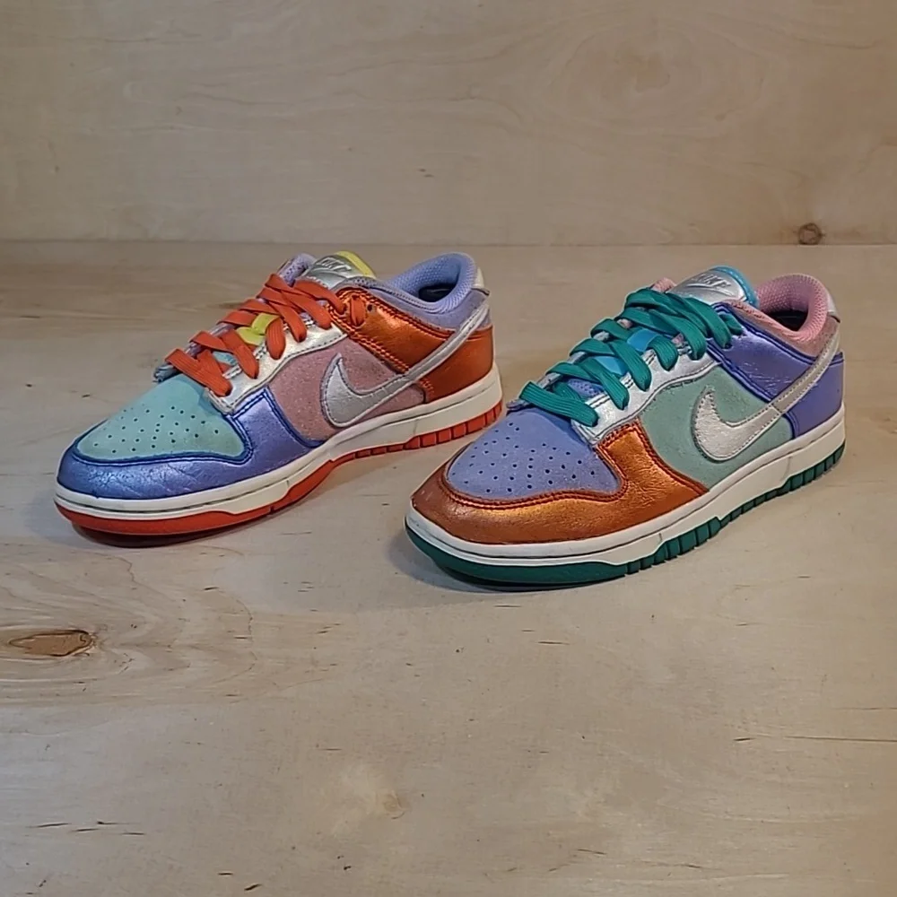 Nike Dunk Low Sunset Pulse Sneakers - Picture 4 of 10